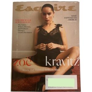 Esquire Magazine September 2024 Zoe Kravitz Twisted Brilliant Hollywood America